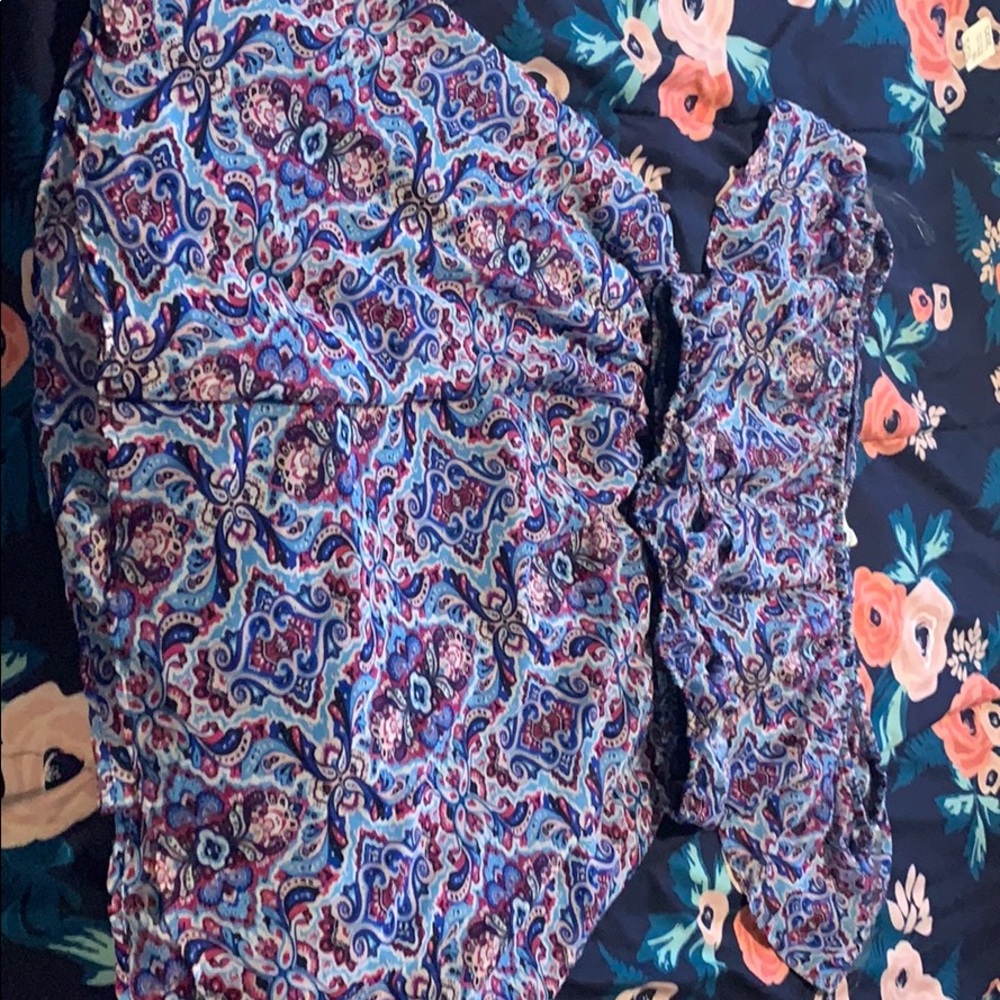 A two piece skirt and off the shoulder top!